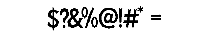 Crypt Whisper Font OTHER CHARS