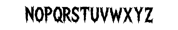 Crypt Whisper Font LOWERCASE