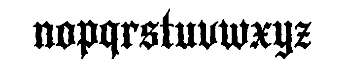 Cryptavex Font LOWERCASE