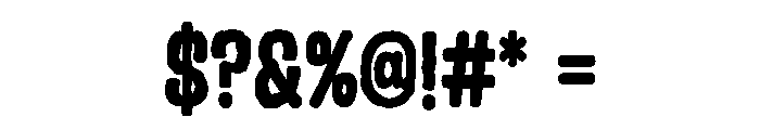Cryptic Horror Font OTHER CHARS