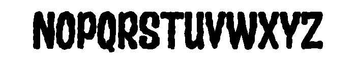 Cryptic Horror Font UPPERCASE