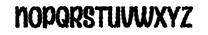 Cryptic Monster Regular Font LOWERCASE