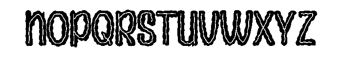 CrypticMonster-Inline Font UPPERCASE