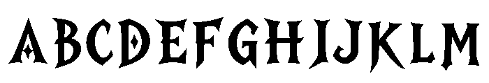 Cryptshade Font UPPERCASE