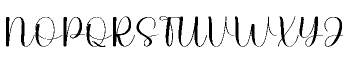 Crystal Christmas Font UPPERCASE