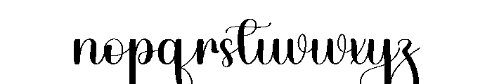 Crystal Christmas Font LOWERCASE