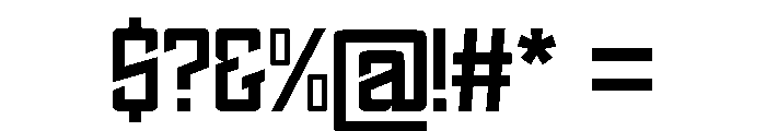 Crystal Module Regular Font OTHER CHARS