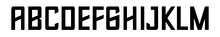 Crystal Module Regular Font UPPERCASE
