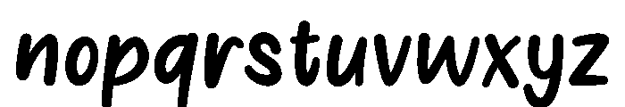 Crystal Night Font LOWERCASE