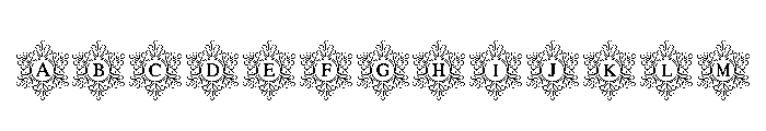 Crystal Snow Monogram FONT