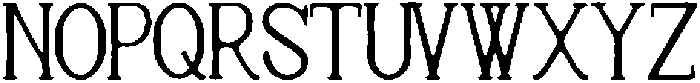 CR Junewood Regular otf (400) Font UPPERCASE