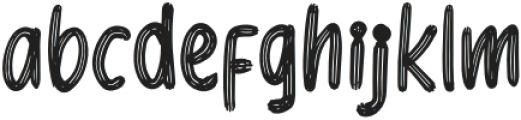 CRACKLINE Regular otf (400) Font LOWERCASE