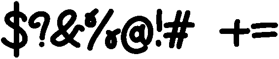 CRAYON Regular otf (400) Font OTHER CHARS