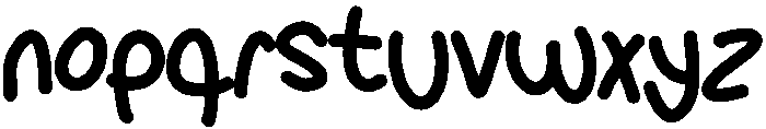 CRAYON Regular otf (400) Font LOWERCASE