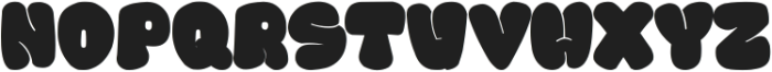 CRAZE BUBBLE otf (400) Font UPPERCASE