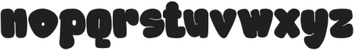 CRAZE BUBBLE otf (400) Font LOWERCASE