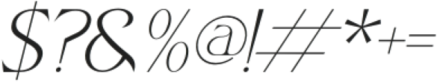 CREALEN Italic otf (400) Font OTHER CHARS