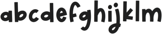 CREAM sugar otf (400) Font LOWERCASE