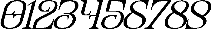 CREATES DISTANCE REGULAR ITALIC otf (400) Font OTHER CHARS