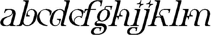 CREATES DISTANCE REGULAR ITALIC otf (400) FONT