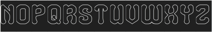 CREATIVE FORCE-Hollow-Inverse otf (400) Font UPPERCASE
