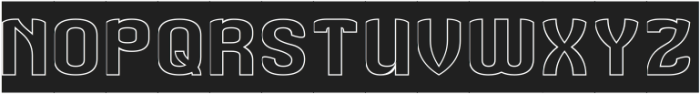 CREATIVE IMAGE-Hollow-Inverse otf (400) Font UPPERCASE