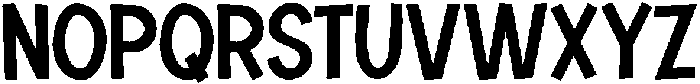 CREME NUTS Regular otf (400) Font UPPERCASE