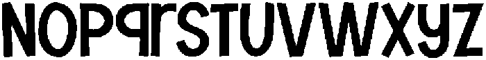 CREME NUTS Regular otf (400) Font LOWERCASE