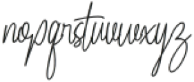 CREMISS Signature Regular otf (400) Font LOWERCASE
