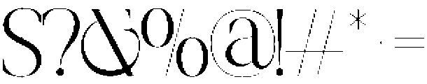 CRESTA SOURA Light otf (300) Font OTHER CHARS