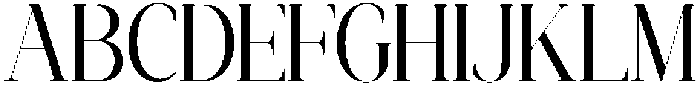 CRESTA SOURA Medium otf (500) Font UPPERCASE