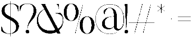 CRESTASOURA-Regular otf (400) Font OTHER CHARS