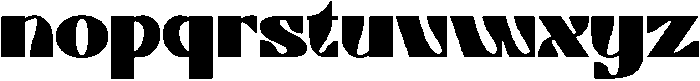 CREVO Regular otf (400) Font LOWERCASE