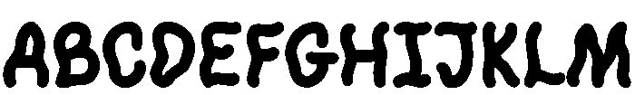 CRIMPY Regular otf (400) Font UPPERCASE