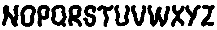 CRIMPY Regular otf (400) Font LOWERCASE