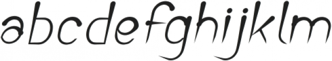CROCHET PATTERN Bold Italic otf (700) Font LOWERCASE