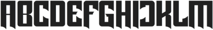 CROPER Regular otf (400) Font UPPERCASE