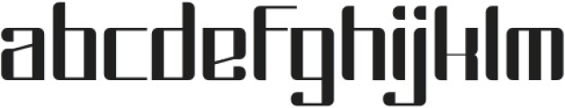 CROSVER Regular otf (400) Font LOWERCASE