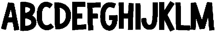 CRUNCH Regular otf (400) Font UPPERCASE
