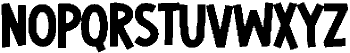 CRUNCH Regular otf (400) Font UPPERCASE