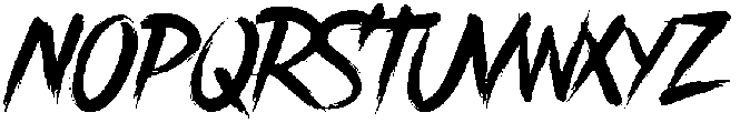 Crack Regular otf (400) Font UPPERCASE