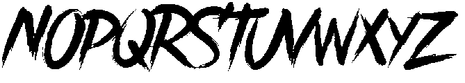 Crack Regular otf (400) Font LOWERCASE