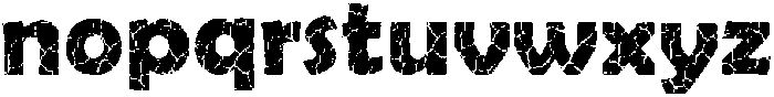 Crack Regular ttf (400) Font LOWERCASE