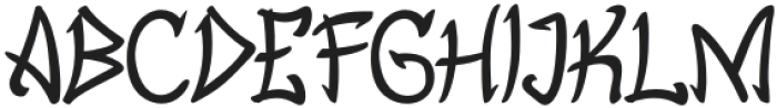 CrackChaking-Regular otf (400) Font UPPERCASE