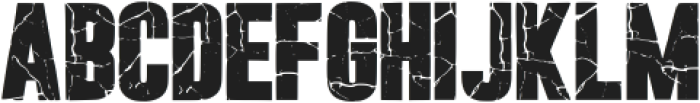 Cracked Bold Regular otf (700) FONT