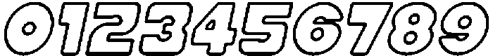 Cracker Soda Outline Italic otf (400) Font OTHER CHARS