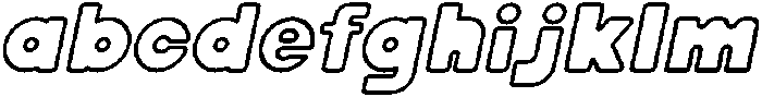 Cracker Soda Outline Italic otf (400) FONT