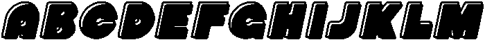 Cracker Soda Outline Shadow It otf (400) Font UPPERCASE