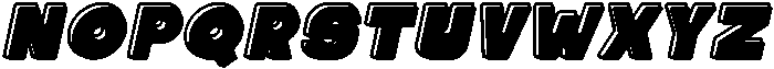 Cracker Soda Outline Shadow It otf (400) Font UPPERCASE