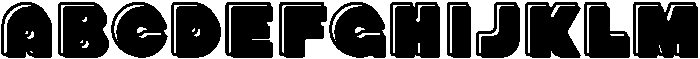 Cracker Soda Outline Shadow otf (400) Font UPPERCASE